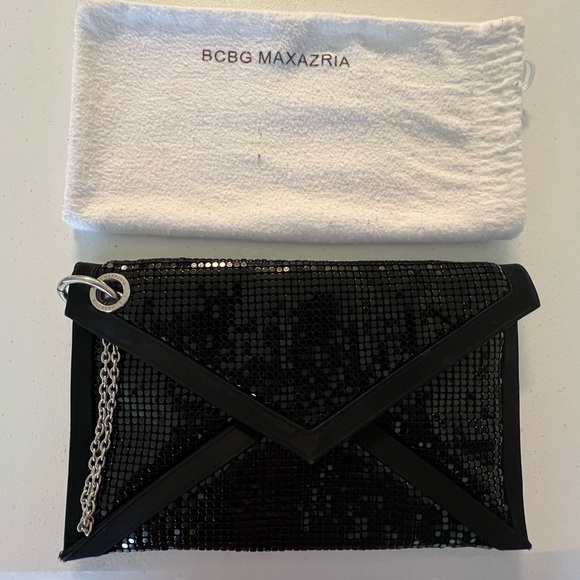 BCBG Max Azria black clutch - Picture 2 of 6